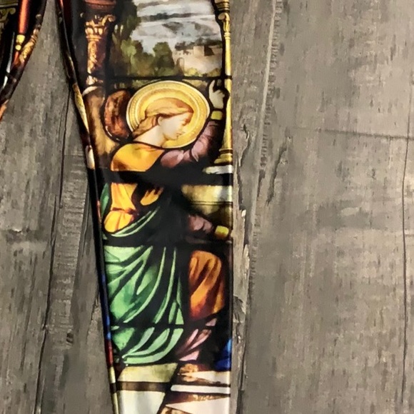 Black milk leggings multicolor sz s - Picture 6 of 7